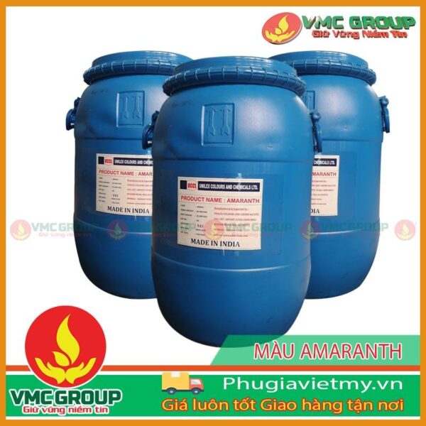 MÀU ĐỎ DÂU AMARANTH THỰC PHẨM
