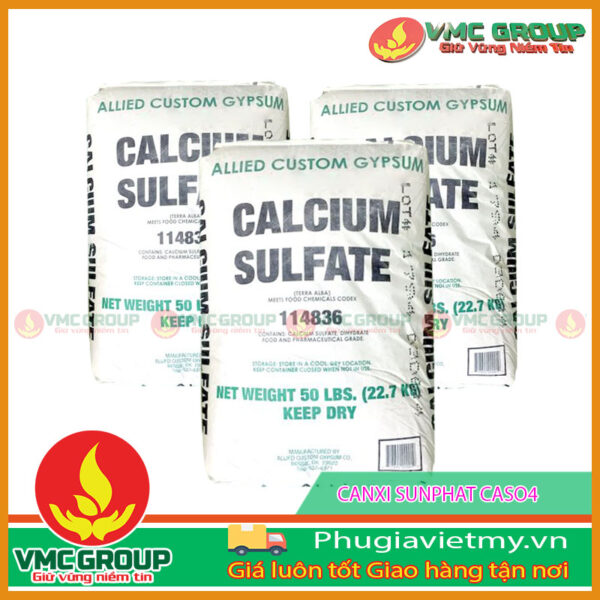 CANXI SUNPHAT CASO4 CALCIUM SULFATE