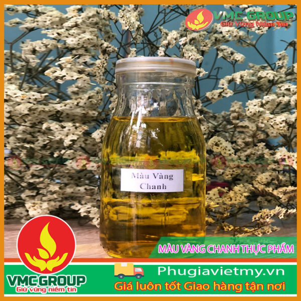 MÀU VÀNG CHANH TARTAZINE YEALLOW