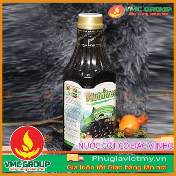 NƯỚC CỐT TRÁI CÂY CÔ ĐẶC HƯƠNG VỊ NHO - CHAI 1000GRAM - MALAYSIA