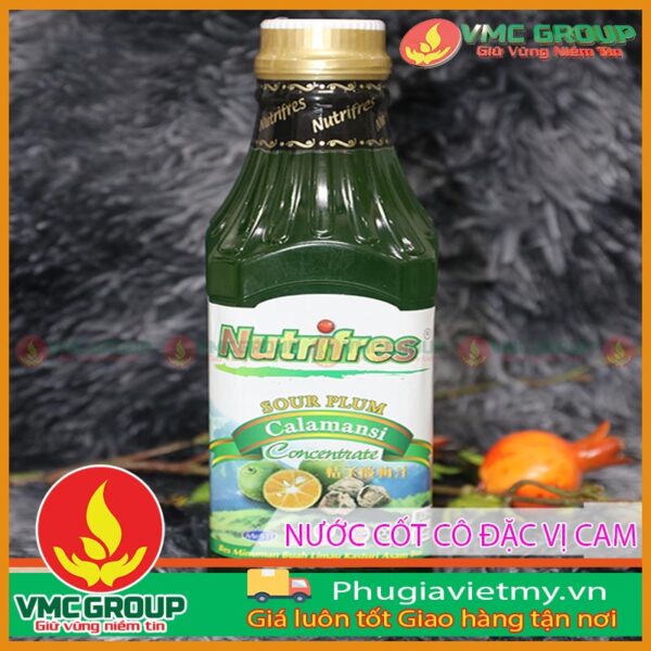 NƯỚC CỐT TRÁI CÂY CÔ ĐẶC HƯƠNG VỊ CAM – CHAI 1000GRAM – MALAYSIA