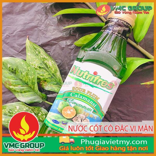 NƯỚC CỐT TRÁI CÂY CÔ ĐẶC VỊ MẬN TẮC XANH – CHAI 1000GRAM – MALAYSIA