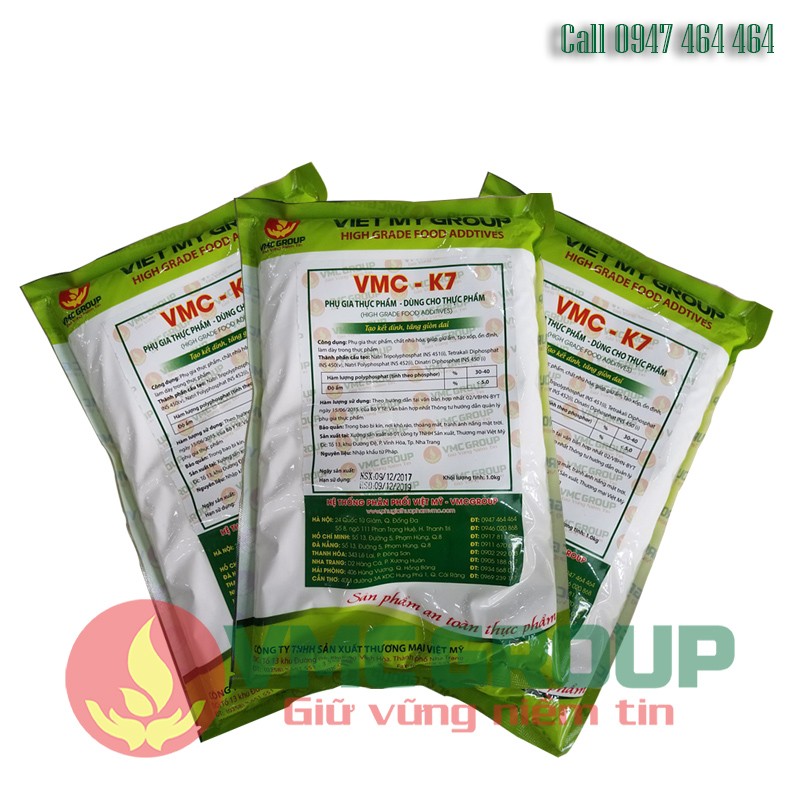 VMC K7 là phụ gia được nhiều người lựa chọn