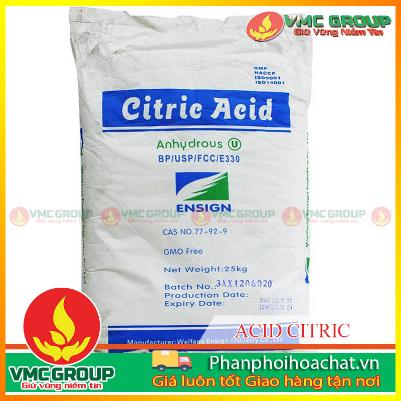 Địa chỉ mua axit citric tại Hà Nội chất lượng giá tốt