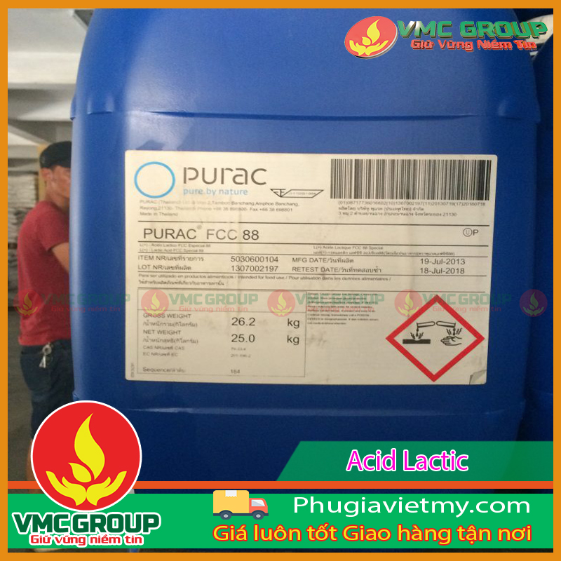 Địa chỉ mua Acid lactic tại Hà Nội chính hãng giá tốt
