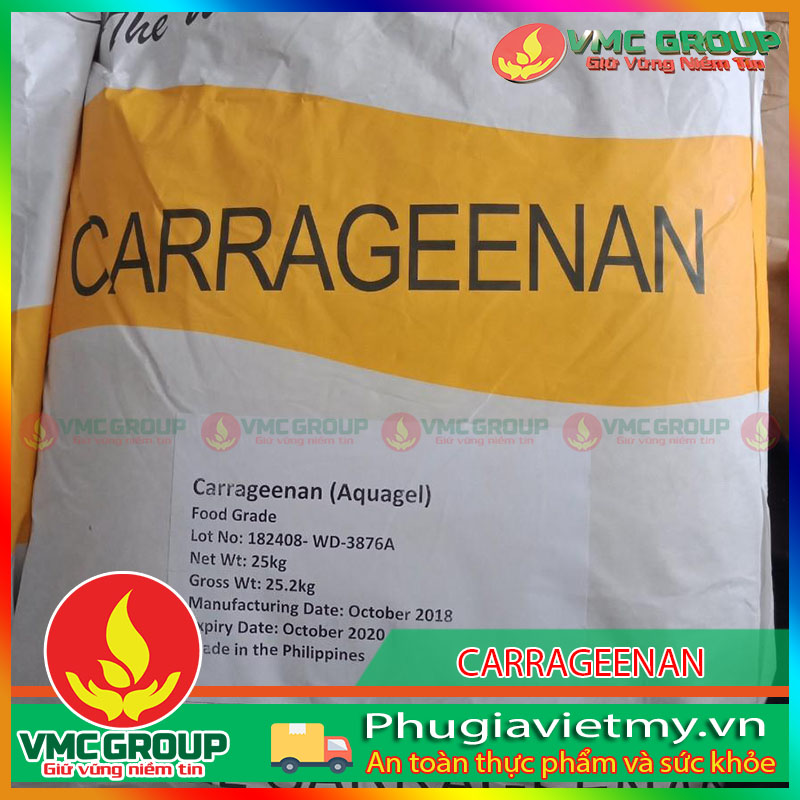 Phụ gia CARRAGEENAN có những tính chất gì