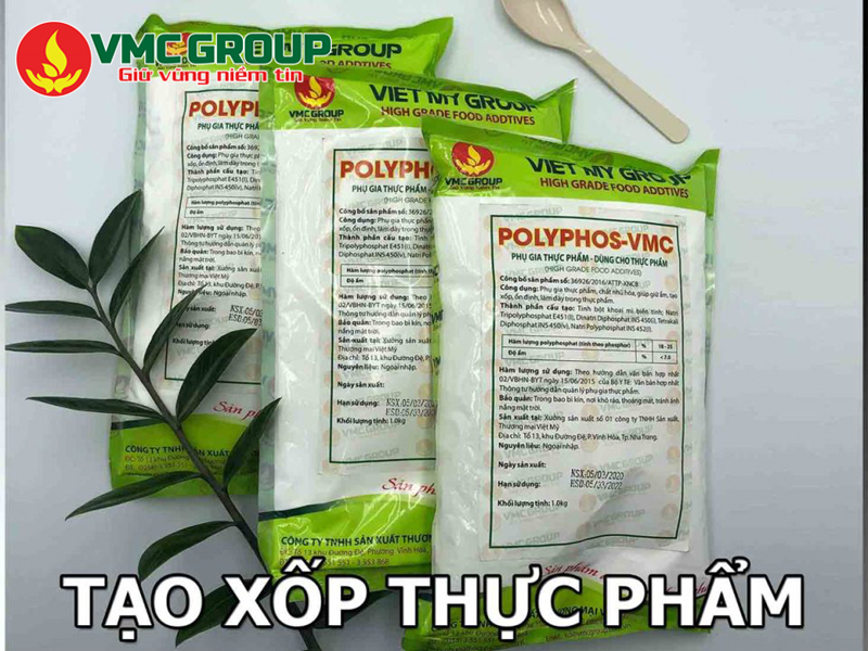 Chất tạo xốp thực phẩm có nhiều công dụng tuyệt vời