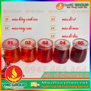 Màu đỏ cờ giúp tạo màu tự nhiên cho thực phẩm