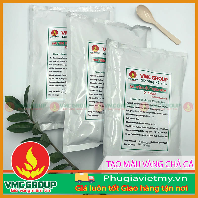 VMC D-Xylose giúp tạo màu vàng tự nhiên