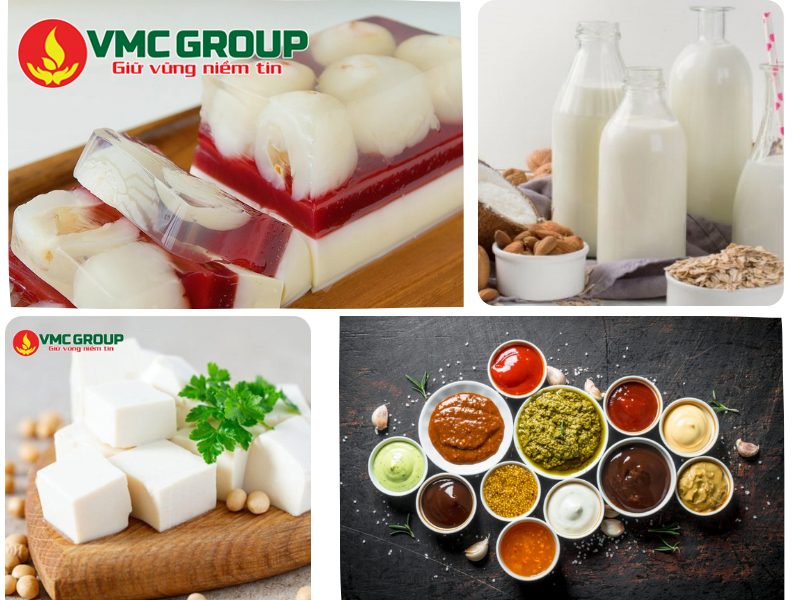 Ứng dụng của VMC chất phá bọt thực phẩm