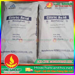 Acid citric monohydrate được dùng trong nhiều lĩnh vực