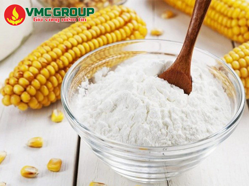 Tinh bột ngô có dạng bột màu trắng