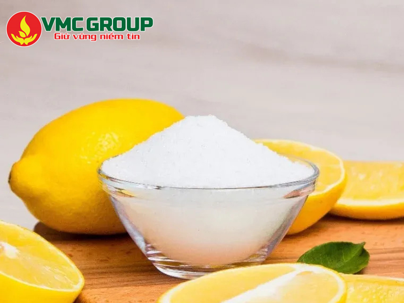 Trisodium Citrate có dạng tinh thể màu trắng