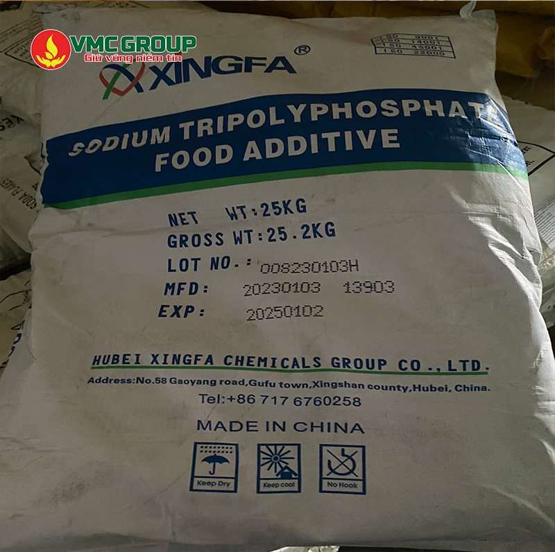Sodium Tripolyphosphate là một loại phụ gia phosphate được dùng phổ biến