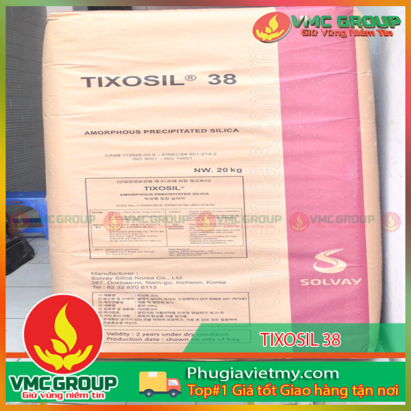 CHẤT CHỐNG ĐÔNG VÓN - TIXOSIL 38 E551 BAO 20KG