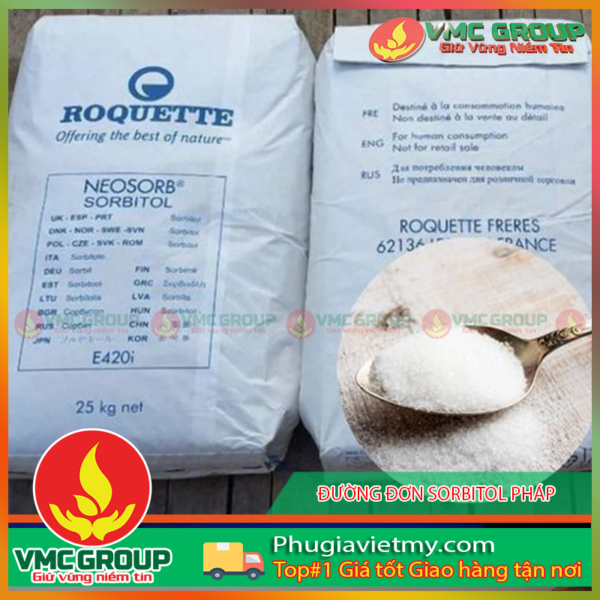 ĐƯỜNG ĐƠN SORBITOL DẠNG BỘT HÀNG PHÁP