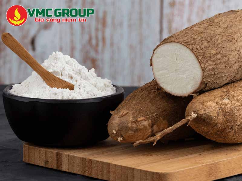 Tinh bột sắn biến tính có dạng bột màu trắng