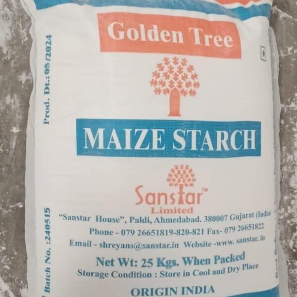 TINH BỘT BẮP THƯỜNG BAO 25KG MAIZE STARCH ẤN ĐỘ