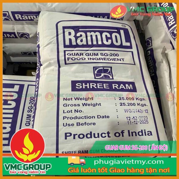 Chất tạo đặc Guar gum