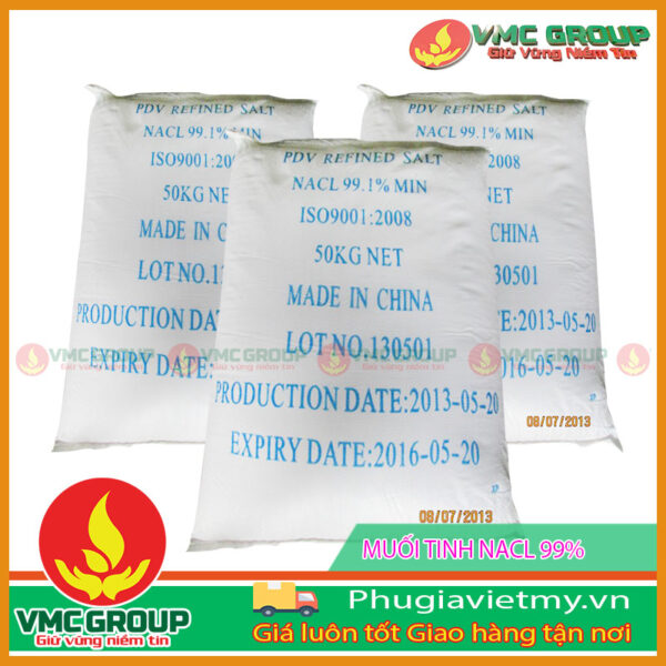 Muối tinh  NaCl 99% Trung quốc
