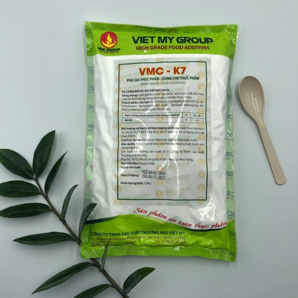PHỤ GIA TẠO GIÒN DAI CHO GIÒ CHẢ VMC K7