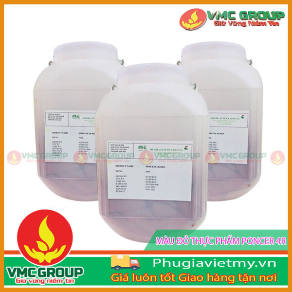 MÀU ĐỎ PONCEAU 4R THỰC PHẨM