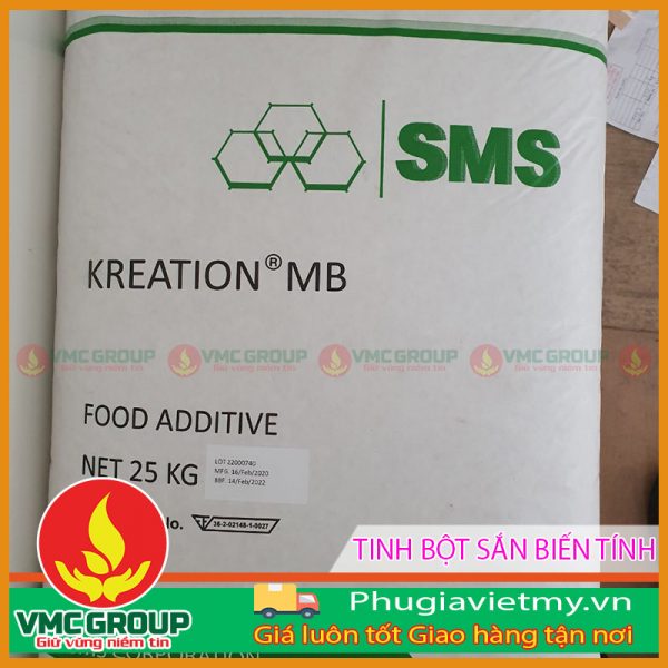 tinh bột sắn biến tính SMS Thái Lan