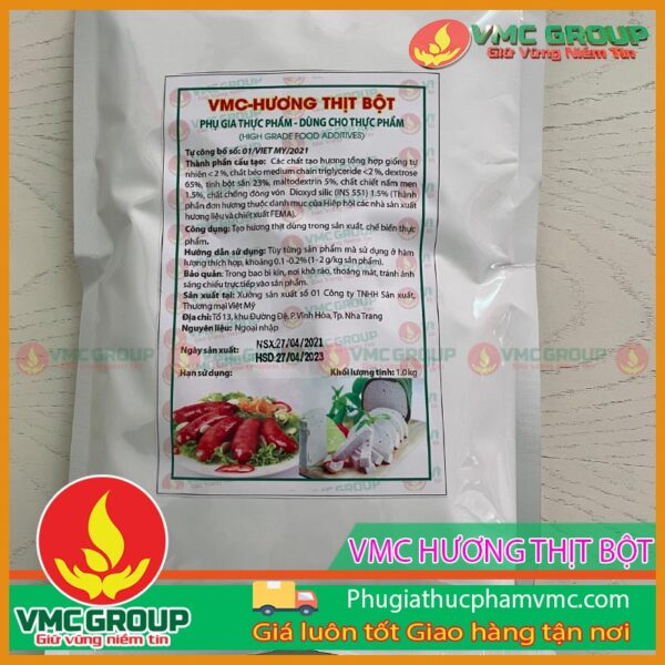 BÁN HƯƠNG THỊT BỘT VMC - TẠO HƯƠNG THỊT TỰ NHIÊN CHO THỰC PHẨM