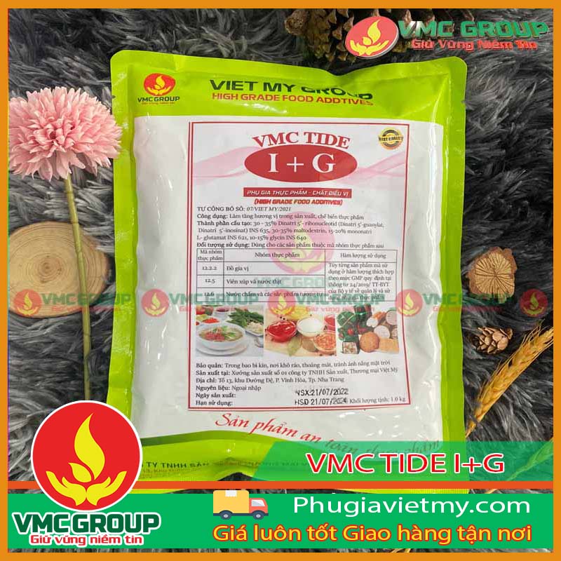 PHỤ GIA THỰC PHẨM ĐIỀU VỊ VMC TIDE I+G