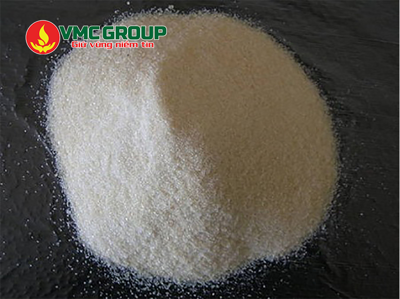 Gelatin có dạng bột màu vàng nhạt