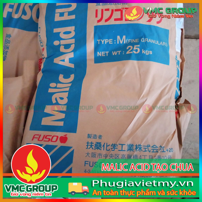 Mua Acid malic tại Việt Mỹ đảm bảo chất lượng cho sản xuất thực phẩm