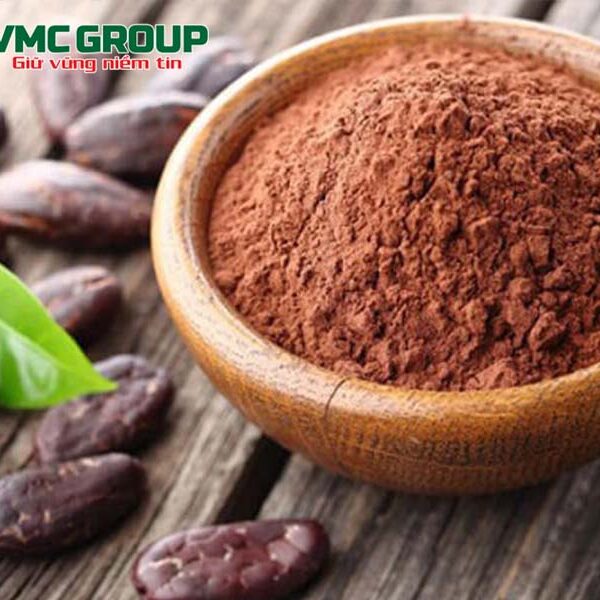 Bột cacao có dạng bột màu nâu đậm