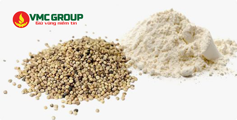 Guar gum có dạng bột mịn