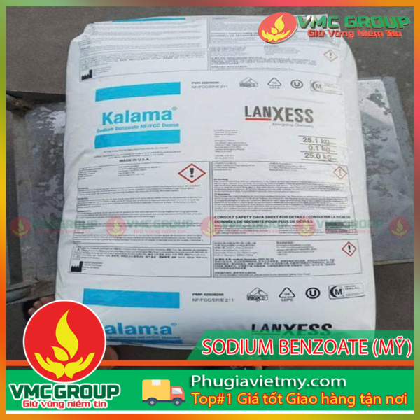 BÁN SODIUM BENZOATE HÃNG KALAMA MỸ E211