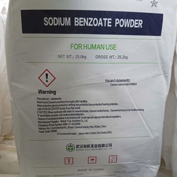 CHẤT BẢO QUẢN BENZOATE E211 DẠNG BỘT TRUNG QUỐC