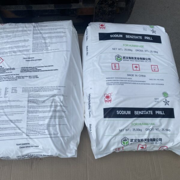 SODIUM BENZOATE BAO 25KG DẠNG HẠT TRUNG QUỐC