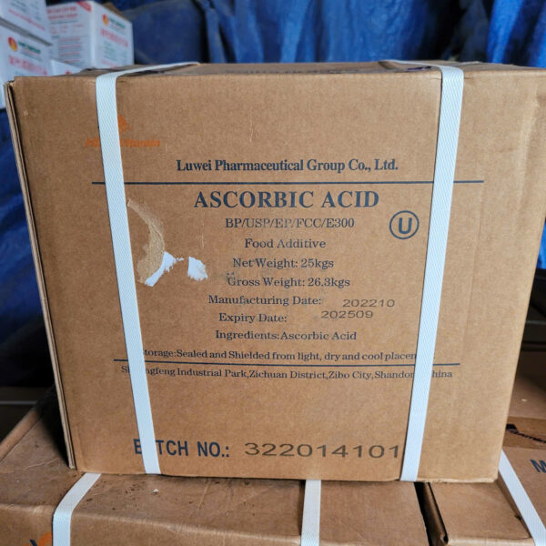 VITAMIN C - ASCORBIC ACID – LUWEI TRUNG QUỐC THÙNG 25KG